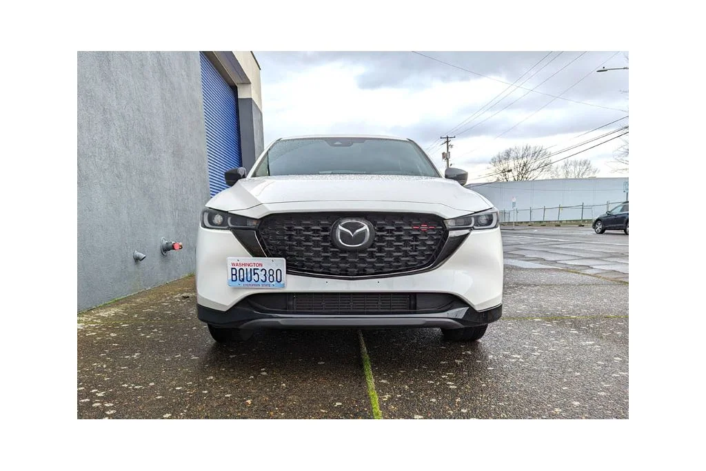 Mazda CX-5 License Plate Bracket Relocation Kit installed on the CX-5