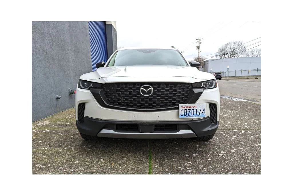 Turbo License-Plate-offset on a 2023 Mazda CX-50