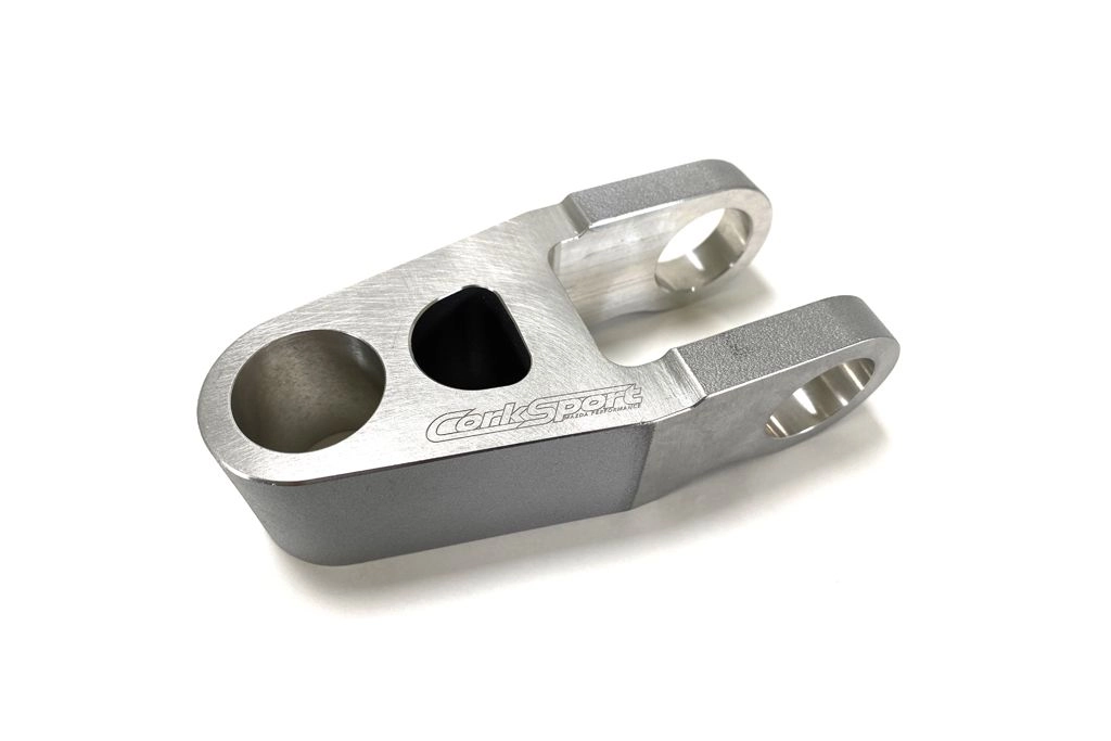 Cast A356 aluminum that is CNC machined for a precision fit.