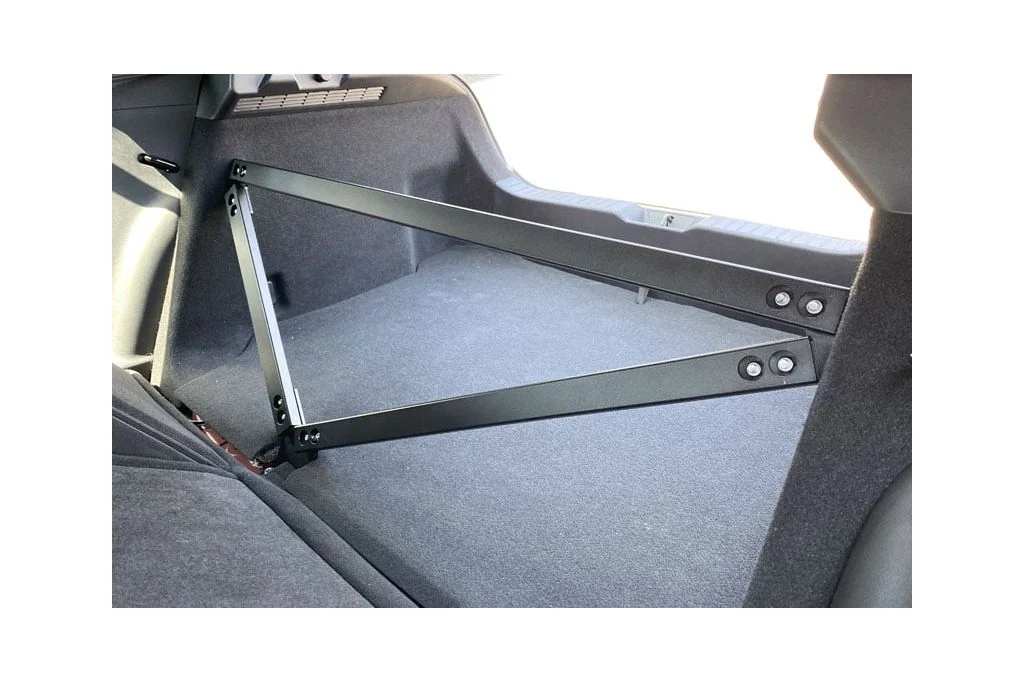 The CS Rear Hatch Brace can be changed between the Stage 1 and 2 configuration within 10 minutes.