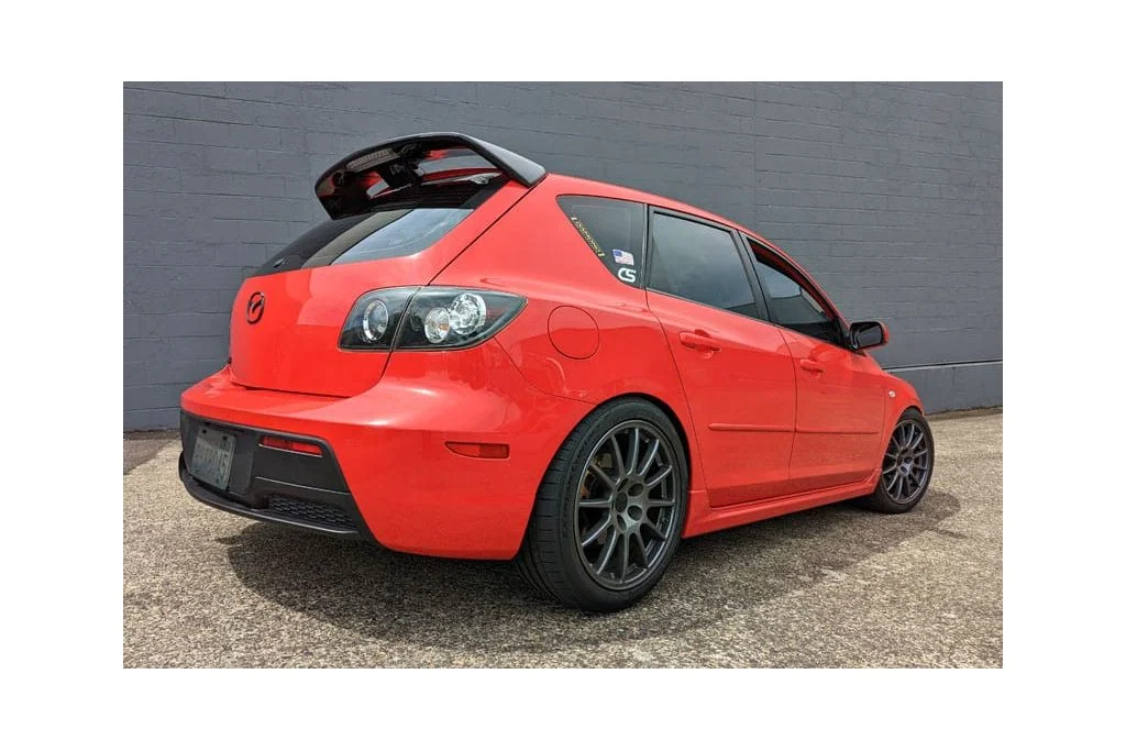 Fit and finish like OEM Mazdaspeed 3, but with a whole new style