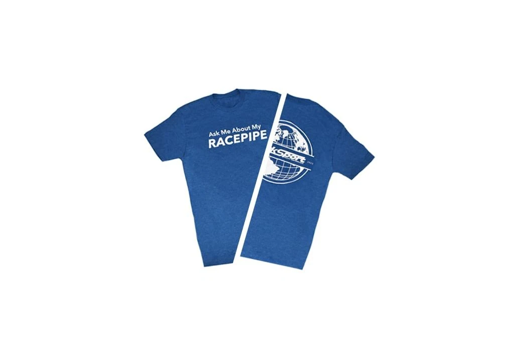 CorkSport "Ask Me About My Racepipe" 25th Anniversary T-Shirt