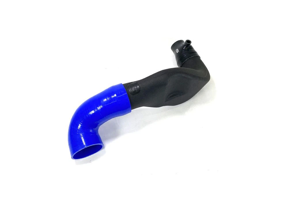 Blue Colored Short Ram Intake and Turbo Inlet Pipe combo.