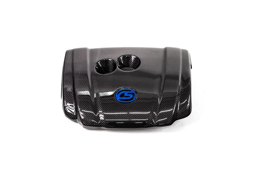 Dress up your Mazda 3 engine bay with the CorkSport Carbon Fiber Engine Cover.