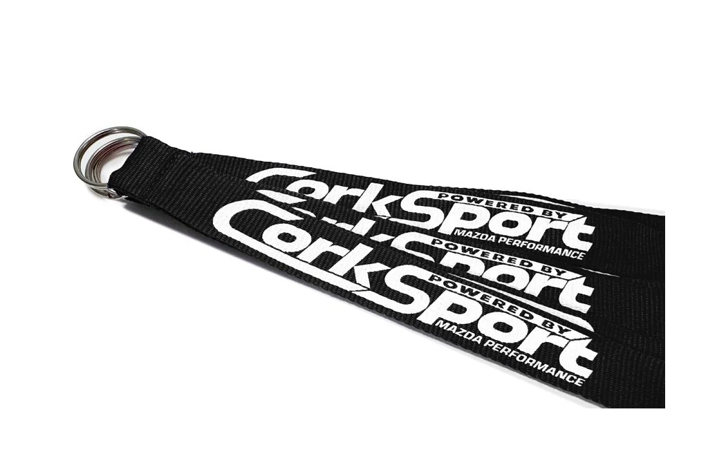 Black CorkSport Lanyard