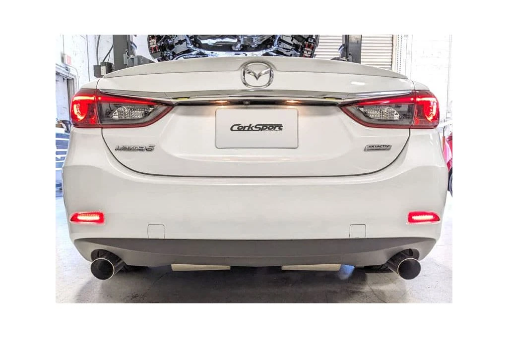 Rear Bumper Lights for Mazda 6 Installed