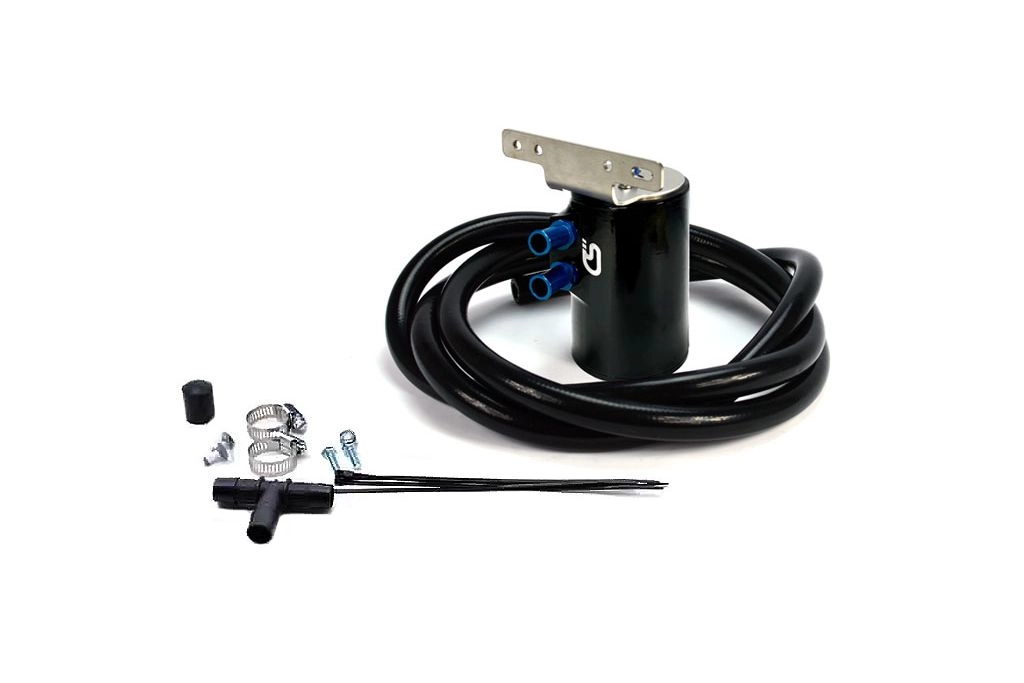 11 feet of reinforce silicone hose is included with the Mazda Oil Catch Can Kit