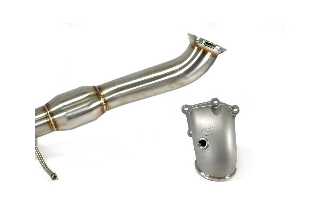 Modular downpipe for the Mazdaspeed 3 turbo back exhaust