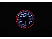 White face Mazdaspeed oil temperature gauge.