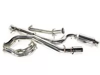A complete 2007-2009 Mazdaspeed 3 turbo back exhaust system