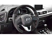 Kenstyle Flat Bottomed Leather and Piano Black Steering Wheel fits 13-16  Mazda3 [BM] MA05