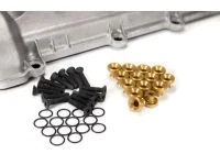 Mazdaspeed valve cover hardware kit gold with black stainless bolts