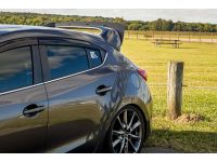 No tape required with stainless brackets and aluminum flap construction
Racing inspired swan neck style brackets