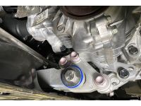 Utilizing four 70A durometer poly bushings leads to an appreciated increase in driver feedback over the OEM mount.