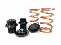 6K front and 7K rear springs provide a sporty ride without being too harsh.