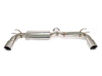 Free up your exhaust with the large 80mm diameter mandrel bent and TIG welded piping.