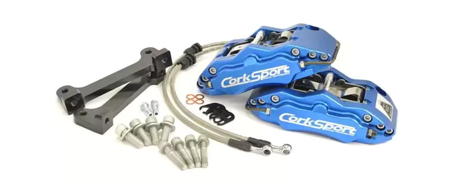 A bolt on claiper upgrade kit for the Mazdaspeed 6