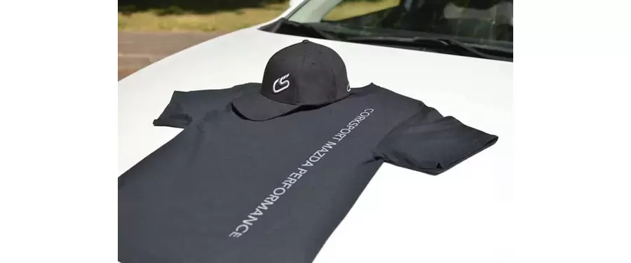 Our new 7th Gear membership program includes many perks, including this CorkSport branded hat and t-shirt.