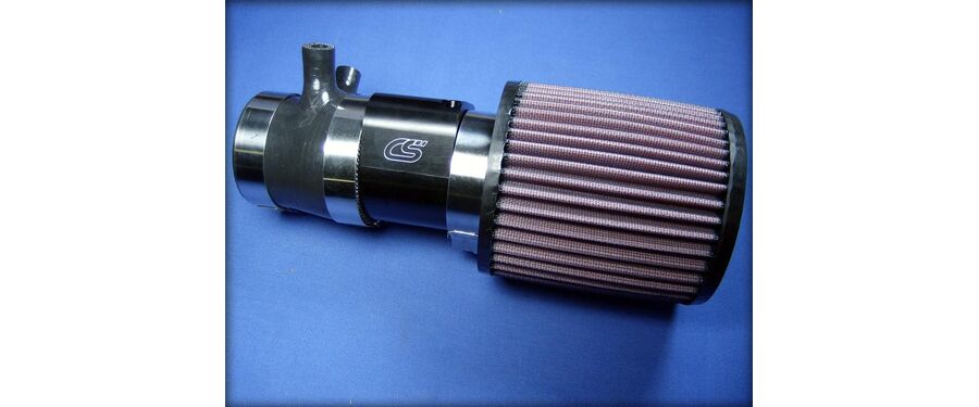 Our Mazda 2 short ram intake features a CNC billet MAF housing and dryflow air filter