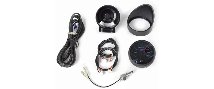 CorkSport Mazdaspeed Oil Temperature Gauge parts and components.