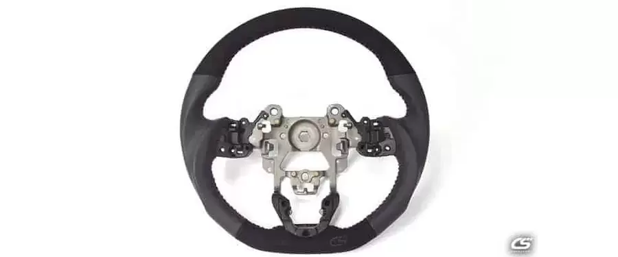 Our Mazda 3 steering wheel starts with a brand new casting of the center section and ring.