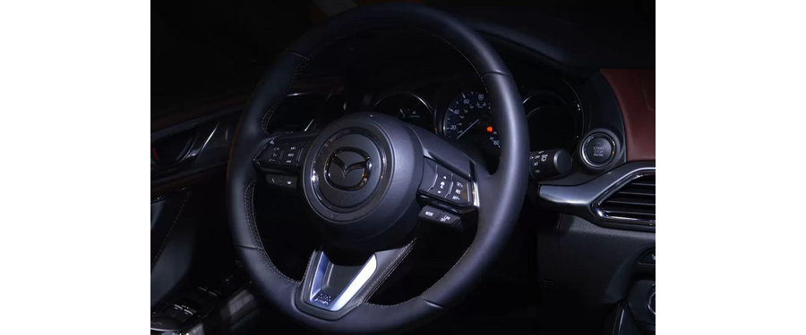 Steering view with CX-9 LED Lights