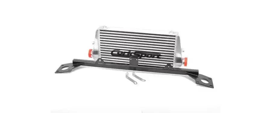 The CorkSport Crashbar is offered alone or bundled with our 23.5”x11”x3” Intercooler and lower intercooler brackets.