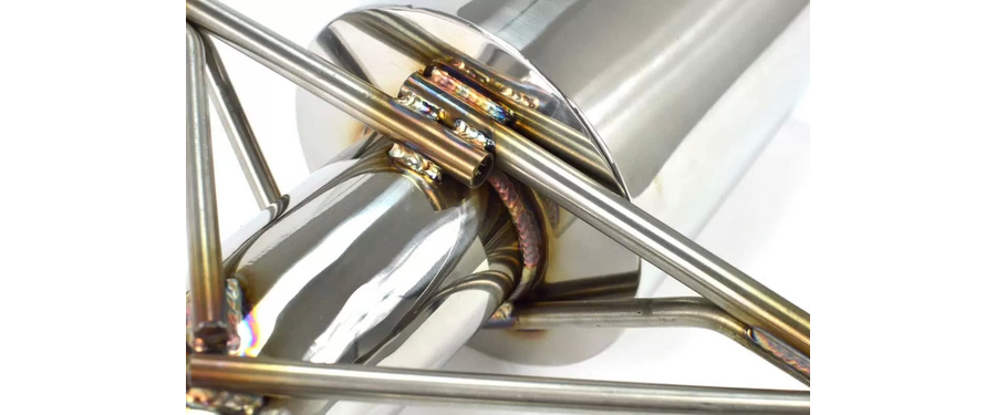 Stainless steel construction ensures an exhaust that will last a lifetime.