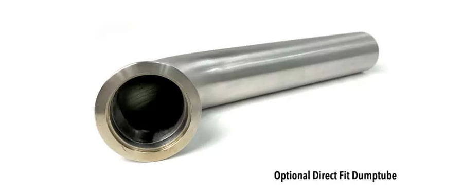 Optional dump tube eliminates the need for fabrication during your EWG install.