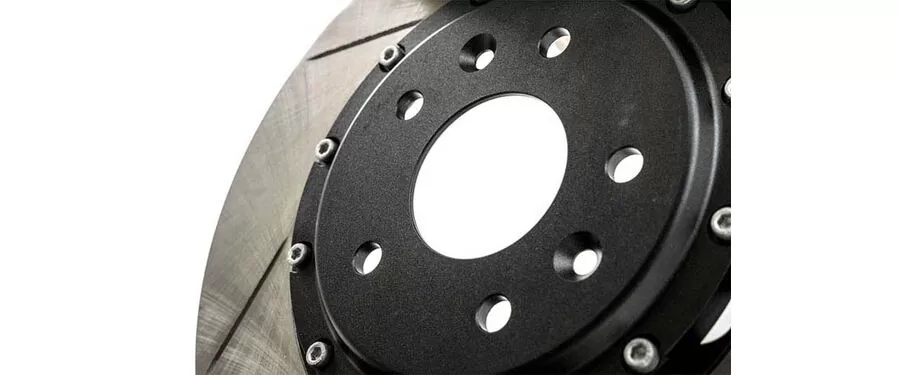 Two-piece 13”stotted rotors provide added stopping power to your Mazda 3 turbo.