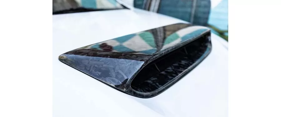 Mazdaspeed 3 Hood Scoop - Forged Carbon Fiber Blemished