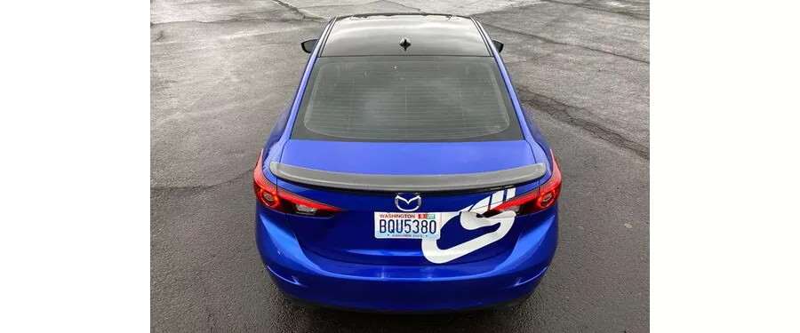 Carbon Fiber Trunk Lip Spoiler for Mazda 3 Sedan 2014-2018