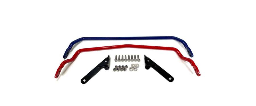 Rear Sway Bar in Red and Blue with Fitment Kit