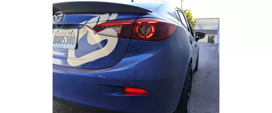 2014-2018 Mazda 3 Sedan rear bumper lights