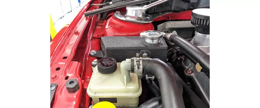 Installed Mazdaspeed 3 Coolant Tank