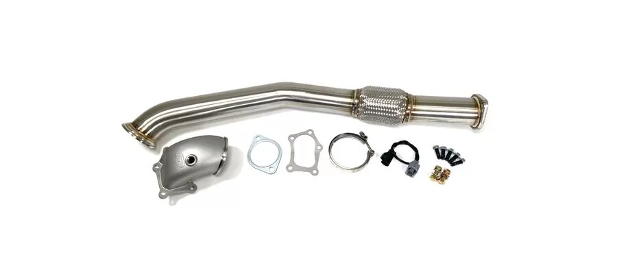 Let your turbo breathe freely with the CorkSport V2 Downpipe for Mazdaspeed 6.