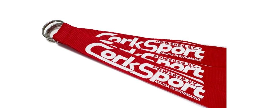 Red CorkSport Lanyard