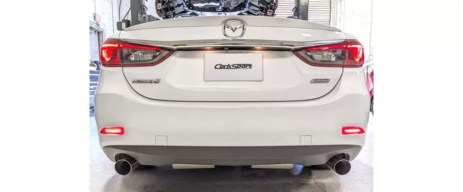 Rear Bumper Lights for Mazda 6 Installed