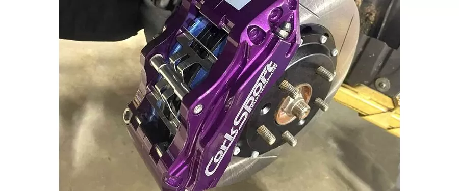 Big Brake Kit in purple for Mazda 3 Turbo